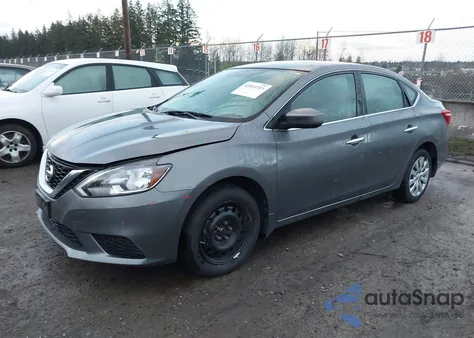 2016 Nissan Sentra S z USA, uszkodzony, nr VIN 3N1AB7AP5GY295957